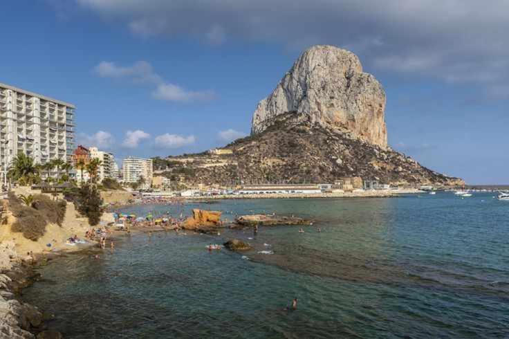 Apartment With Sea View Pool & Private Parking Calp Extérieur photo